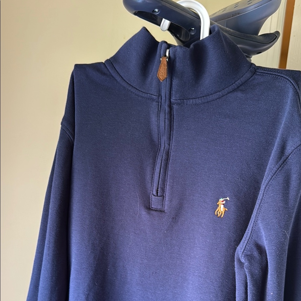Polo by Ralph Lauren Blue Zip Up Pullover